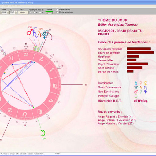 Logiciel d'Astrologie Azimut35 Rubis