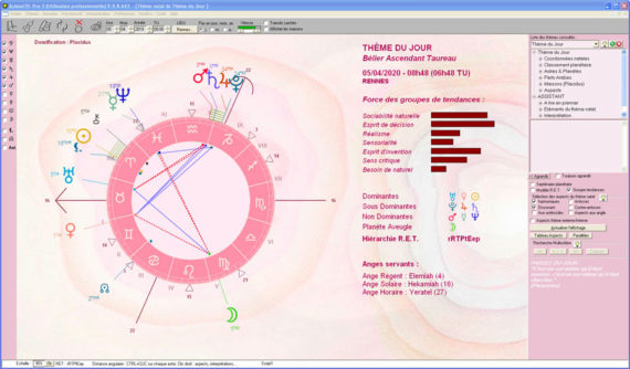 Logiciel d'Astrologie Azimut35 Rubis